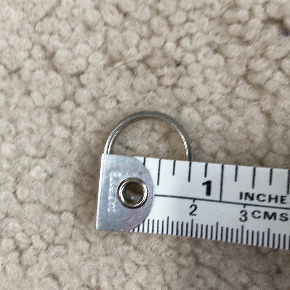 Blue, purple, and silver gemstone ring - Picture 5 of 6